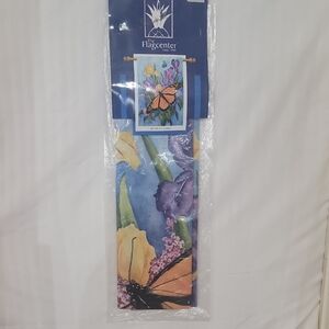 2010 Dan Suddath Colorful Butterfly Garden Flag Large 29"×42"